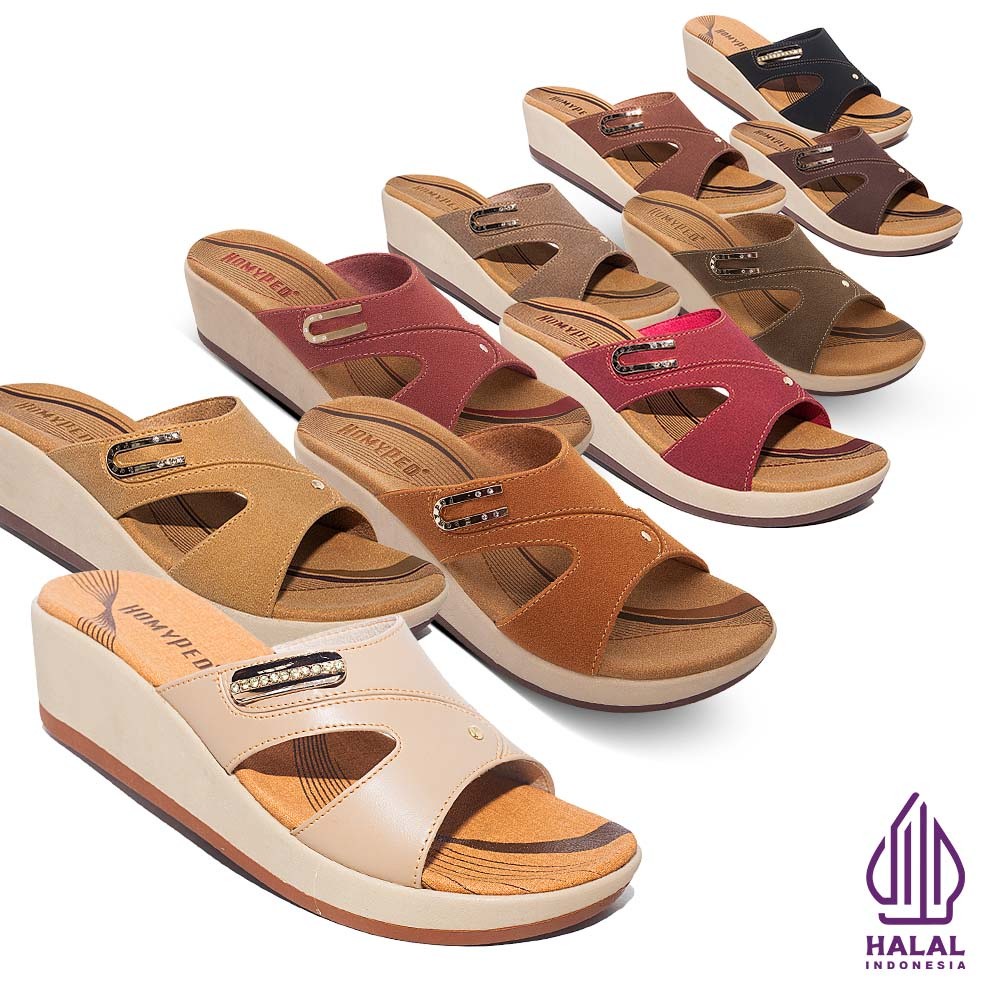 Homyped Ayana N65 Sandal Wedges Wanita