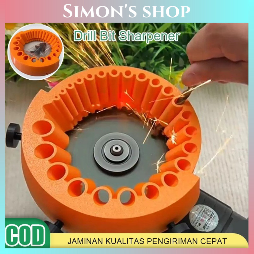 Pengasah Mata Bor Portable Praktis Serbaguna Untuk Semua Jenis Bor Besi Kayu Alat Drill Sharpener