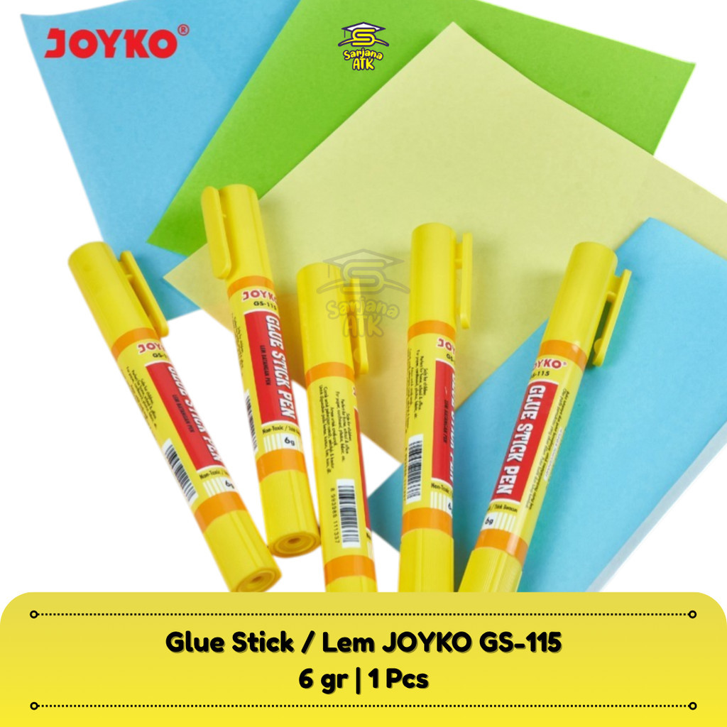 

Glue Stick / Lem Batang Pen / Lem Stik Kertas Joyko GS-115 / 6 gram