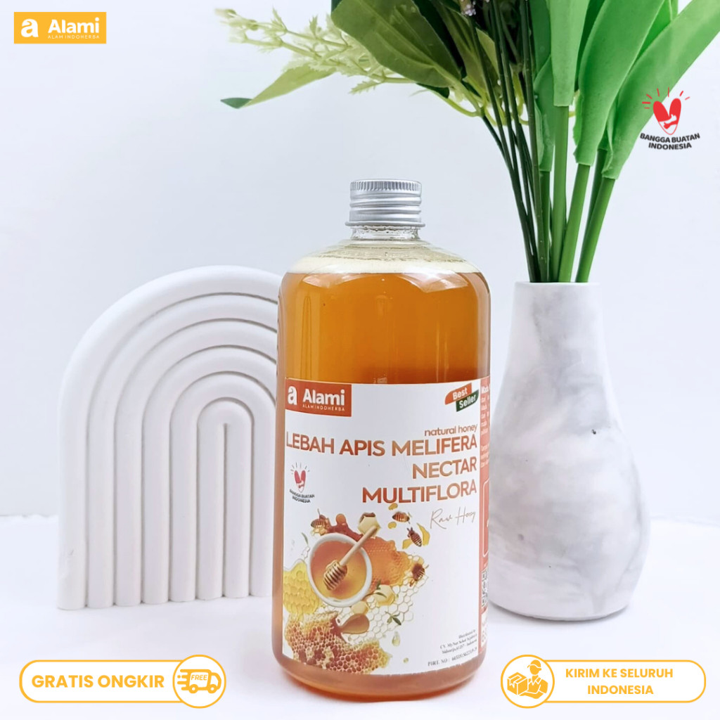 

ALAMI MADU MURNI 680 GRAM MADU LEBAH APIS MELIFERA RAW HONEY 100% ORIGINAL