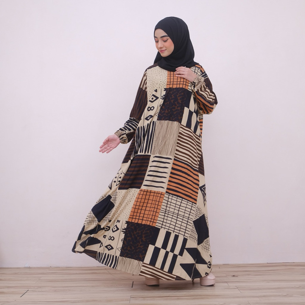 FUJA,ID Abaya Gamis Klok tpj Savana By Ayunabella Jakarta