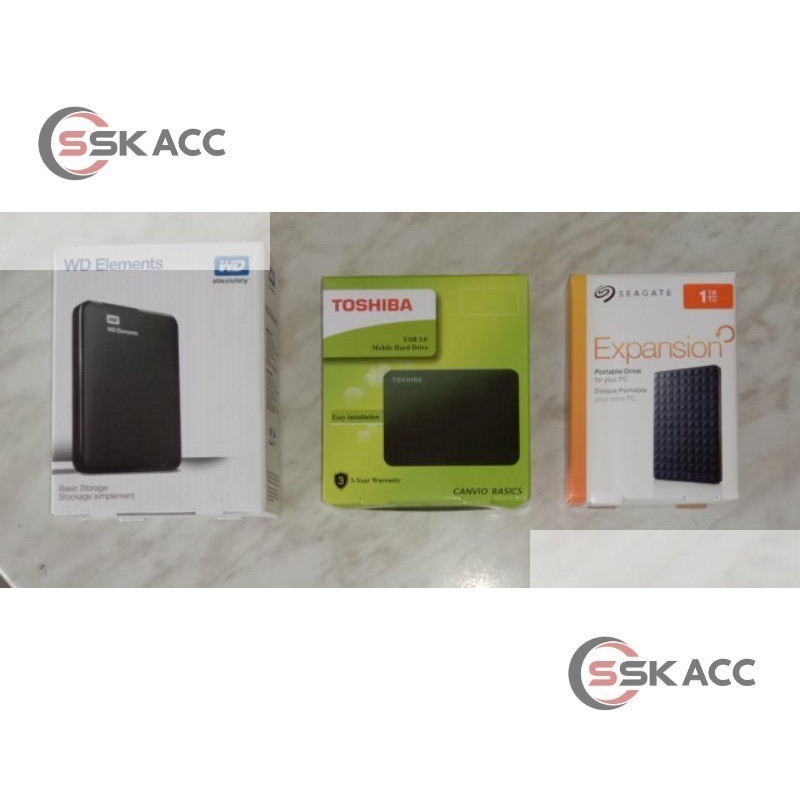 HDD Case Seagate / Toshiba / WD Elements / Casing Harddisk External DISTRIBUTORACC-KOMPUTER