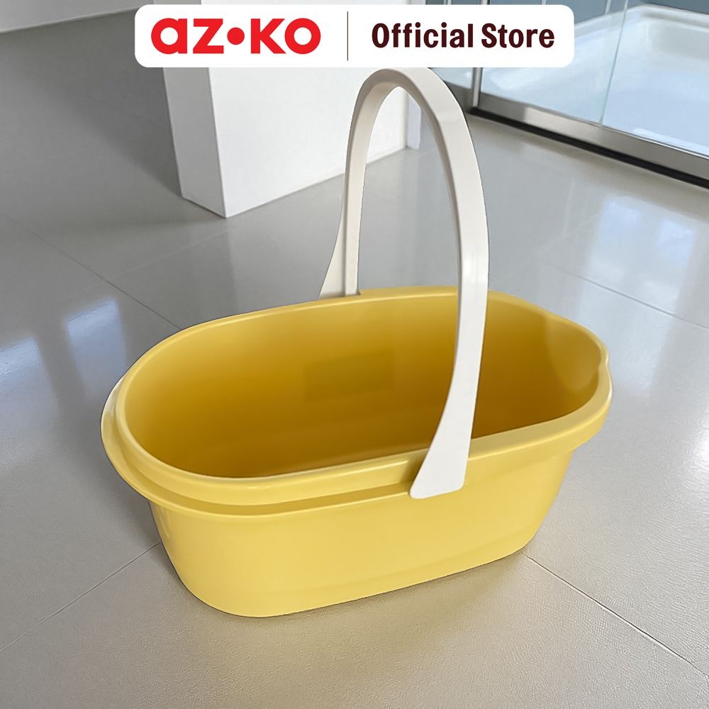 AZKO Proclean 22 Liter Ember - Kuning Wadah Penyimpanan Air Bak Serbaguna Water Bucket Perlengkapan 
