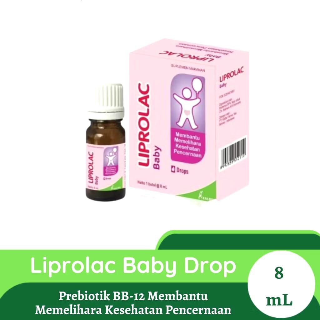 TINATAH LIPROLAC BABY ® Liprolac Baby 8ML | Liprolac Baby Suplemen Makanan Bantu Memelihara Pencerna