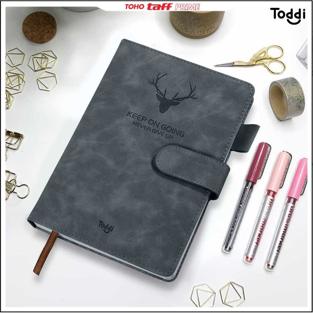 

Toddi Buku Jurnal Hardcover Notebook Diary 68GSM 360 Halaman Grid - TL5