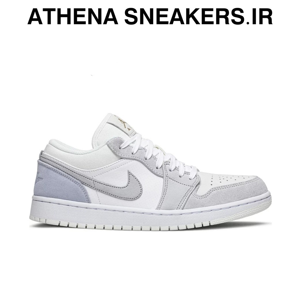 Sepatu Air Jordan 1 Low Paris White Sky Grey BNIB Original