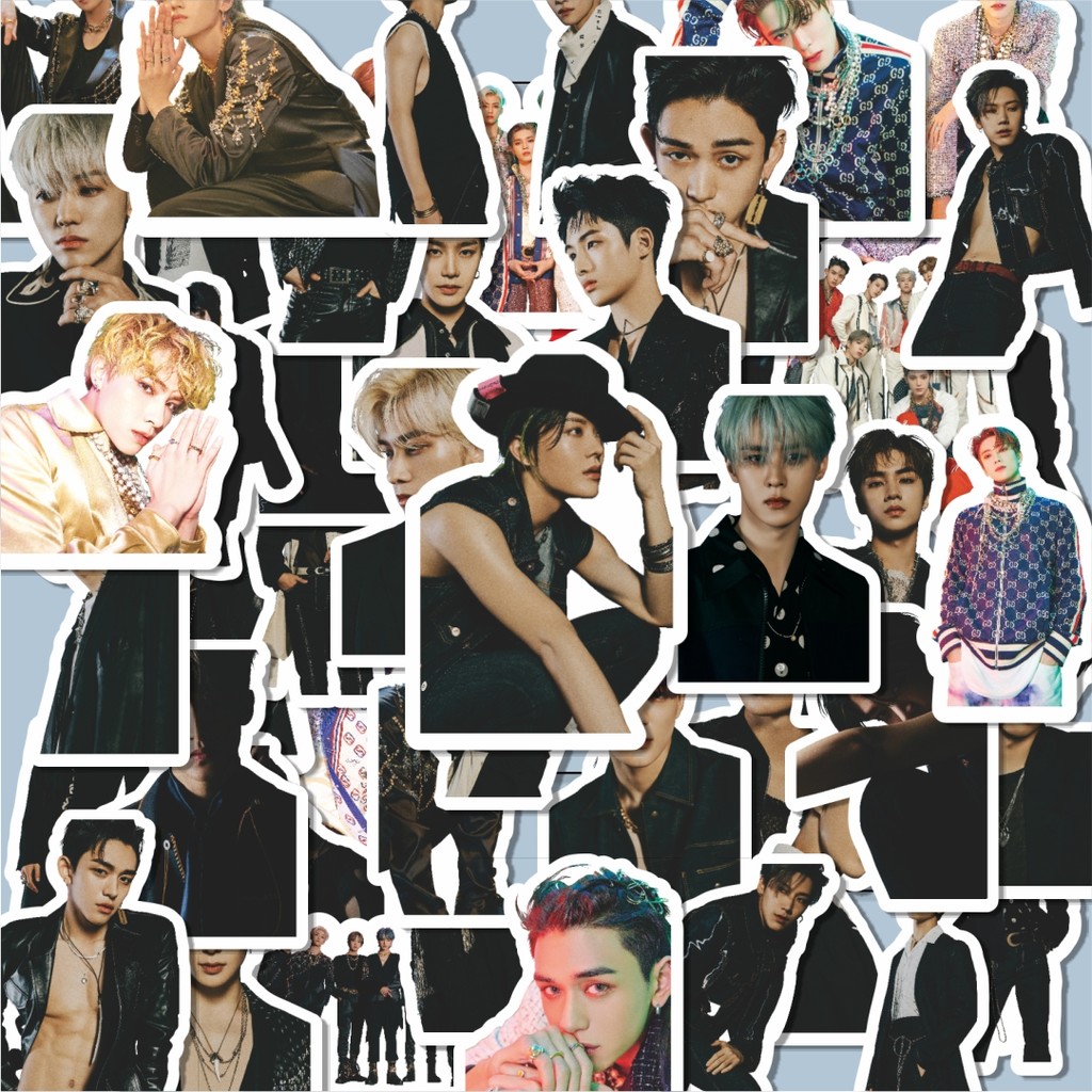 

100PCS Lucu Stiker Korean Series Boyband NCT Mix Stiker Aesthetic Stiker Anti Air Stikers Berperekat Waterproof sticker decal buat Motor Helm Buku Journal Koper Casing HP Laptop Botol Minum Hadiah anak
