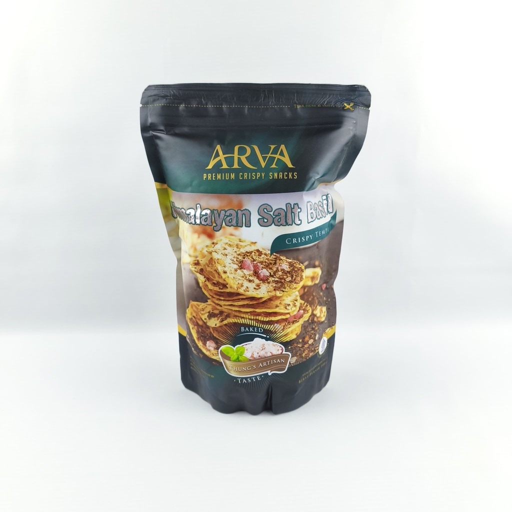 

Arva Himalayan Salt Basil Crispy Tempe 100Gr