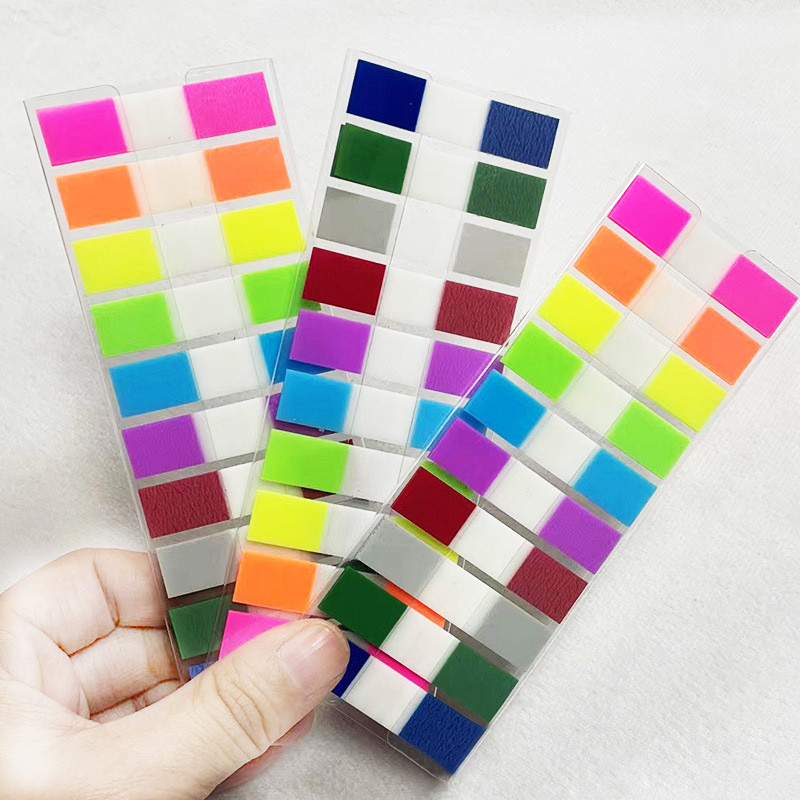

200 Sheets Transparent Sticky Notes Page Markers Book Tabs Index Sticky Notes Bookmarks Memo Pad Notepad Stickers Stationery