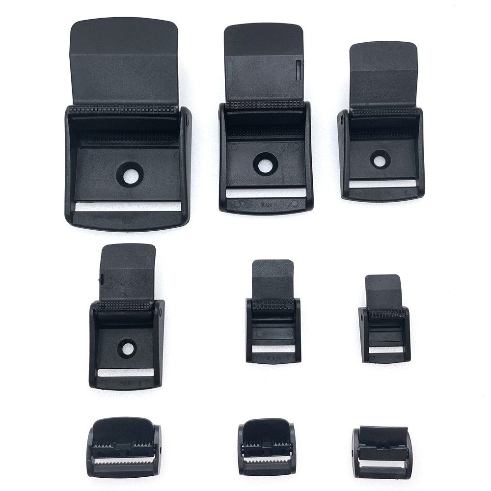 

5pcs Cam Buckles Belt clip Plastic Black Toggle Clip Molle Tactical Backpack Straps Belt Buckle Luggage accessories Black