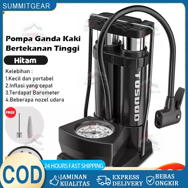 Pompa Angin mini portable foot pump manual emergency motor Pompa Angin Kaki Pompa Kaki Pompa Ban Min