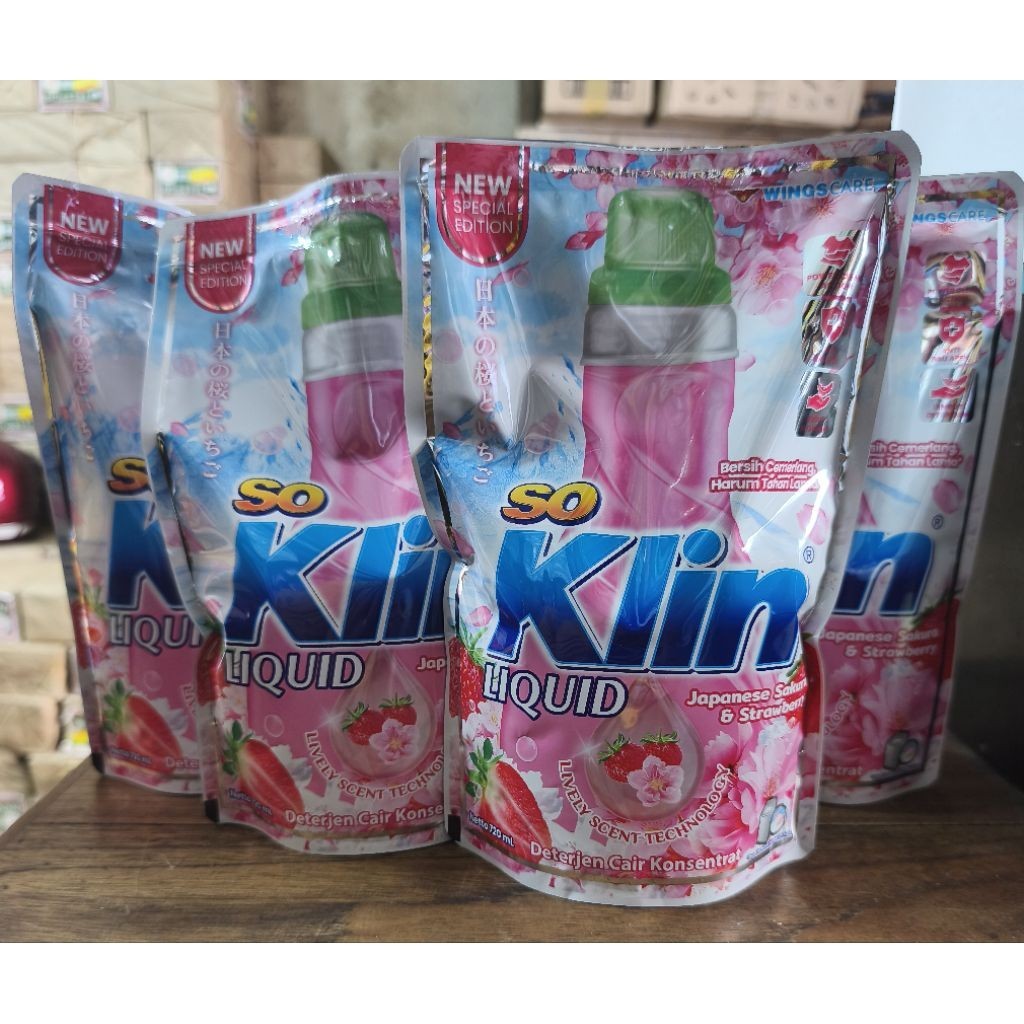 Soklin Detergent cair 720ml