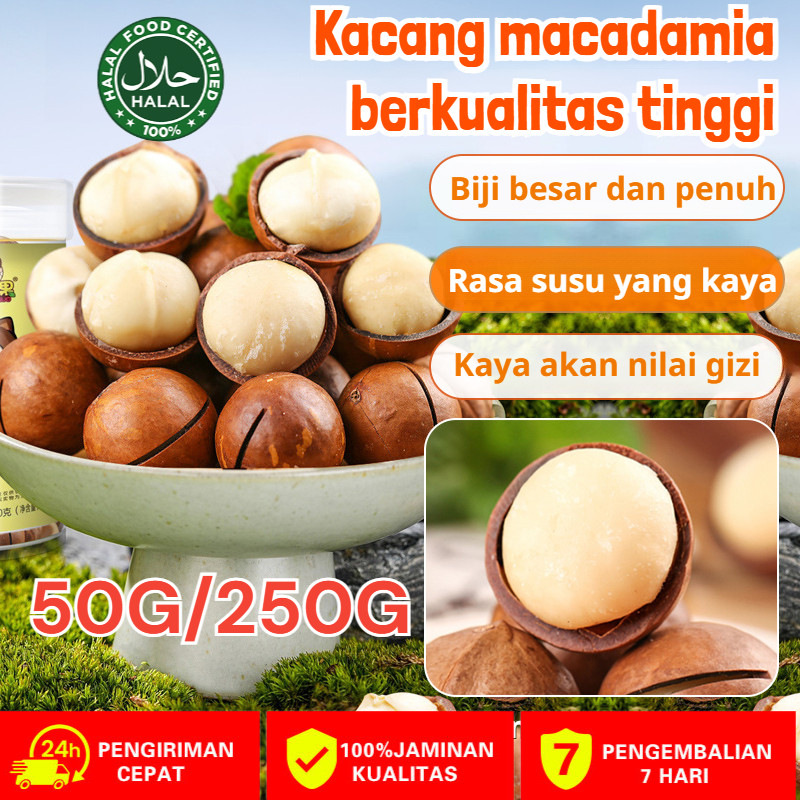 

✅Beli 1 gratis 1✨Kacang Macadamia Berbiji Besar Dengan Rasa Susu/Selebriti internet Makanan kedelai Koleksi musiman Kacang macadamia/Kacang macadamia, camilan biji-bijian besar, camilan rasa kacang kalengan