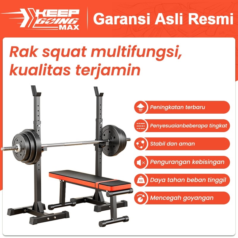 Squat Rack Stand Barbel Rack Adjustable Squat Rack Independent Weight Lifting Alat Fitness Gym Squat