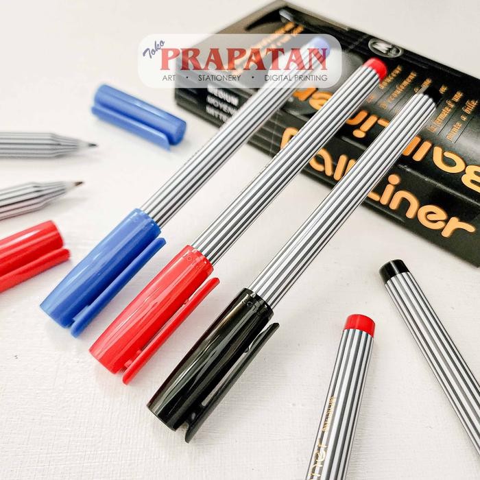 

Pilot Ball Liner Ball Pen 0.8mm BL-5M | Pulpen Pena - BLACK