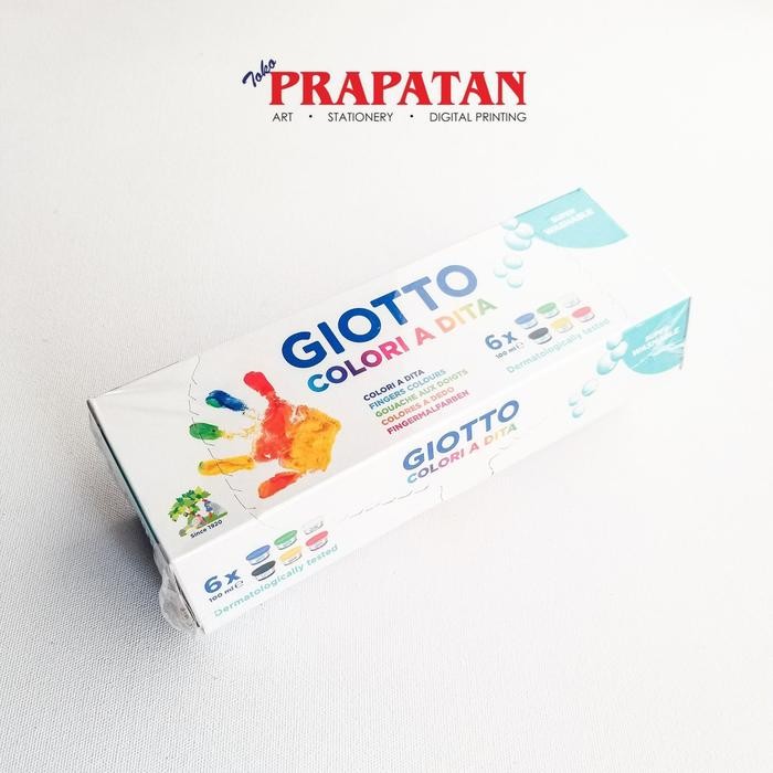

Giotto Finger Paint Box 6x100ml Colori A Dita - Warna