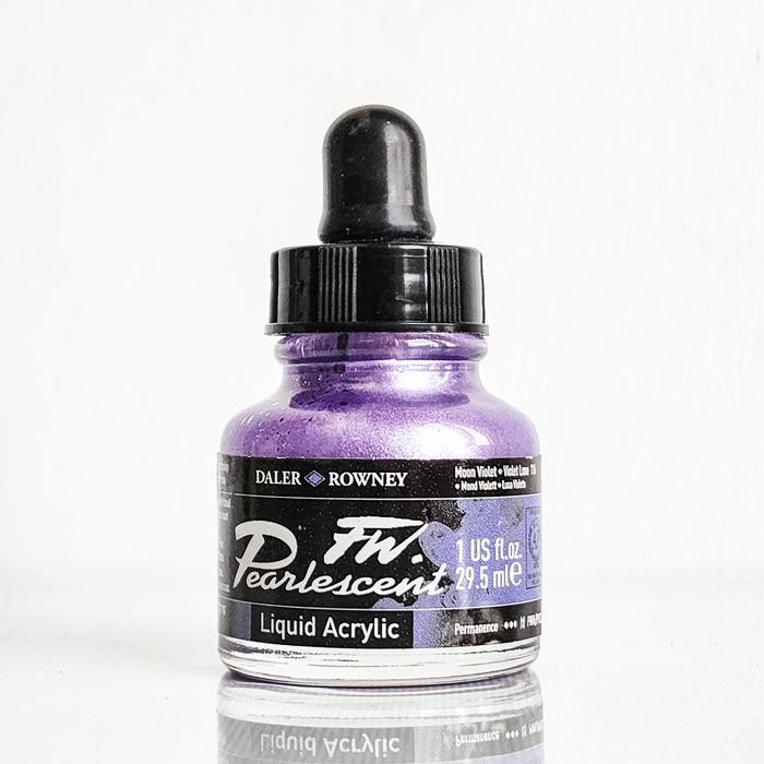 

Daler Rowney FW Pearlescent Liquid Acrylic Ink 29.5ml - Volcano Red