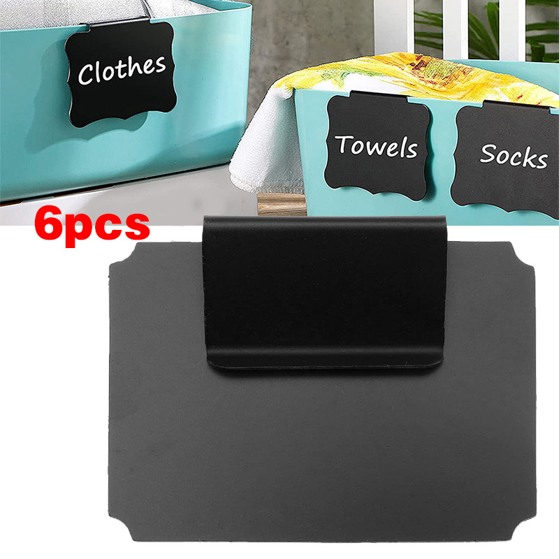 

6Pcs Mini Blackboard Clip / Klip Papan Tulis Kecil / Mini Chalkboard