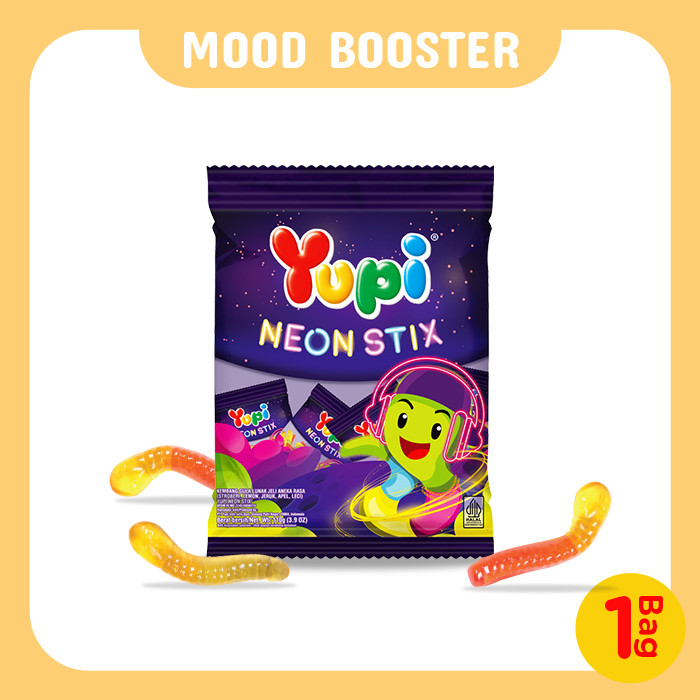 

Yupi Neon Stix Bag 110 gram