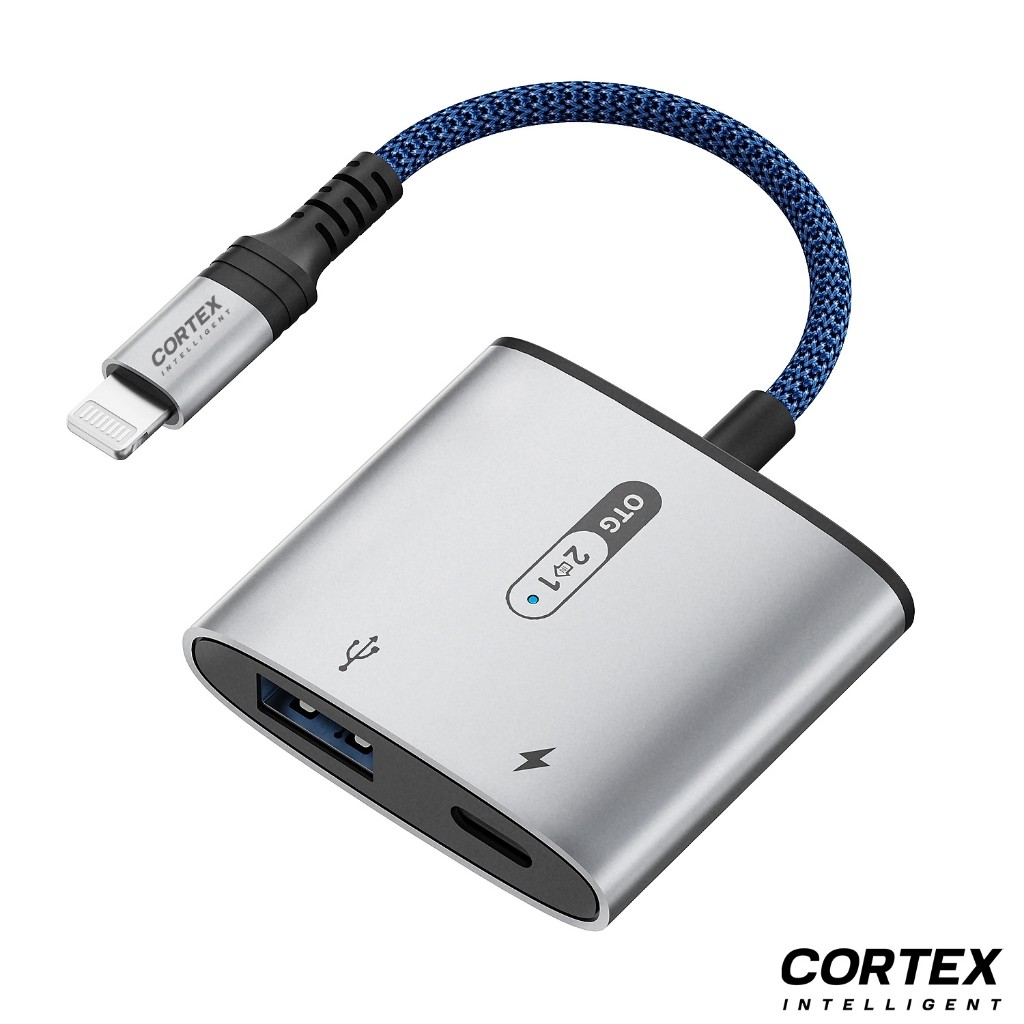 CORTEX intelligent - MH356 Splitter OTG (DAC CHIP) iPhone LIGHTNING to USB 3.0 & Lightning Support S
