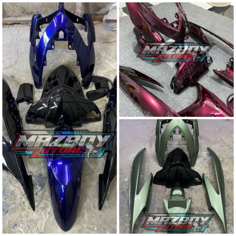 FULL SET BODY HALUS VARIO KARBU 2006 2007 2008 SAMPAI 2014 WARNA CUSTOM - FULL SET BODY HALUS VARIO 