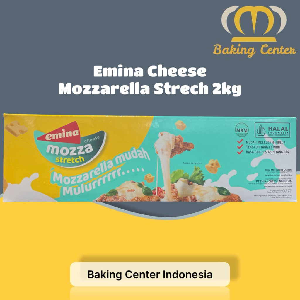 

Keju Emina Mozza - Mozzarella Strech 2kg