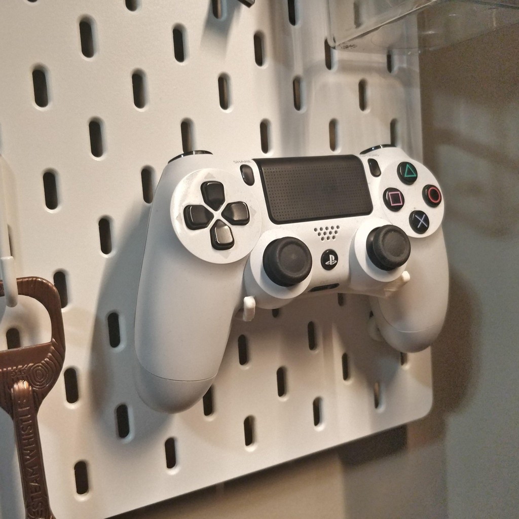 Pegboard Skadis PS4 Controller Holder Hook Display