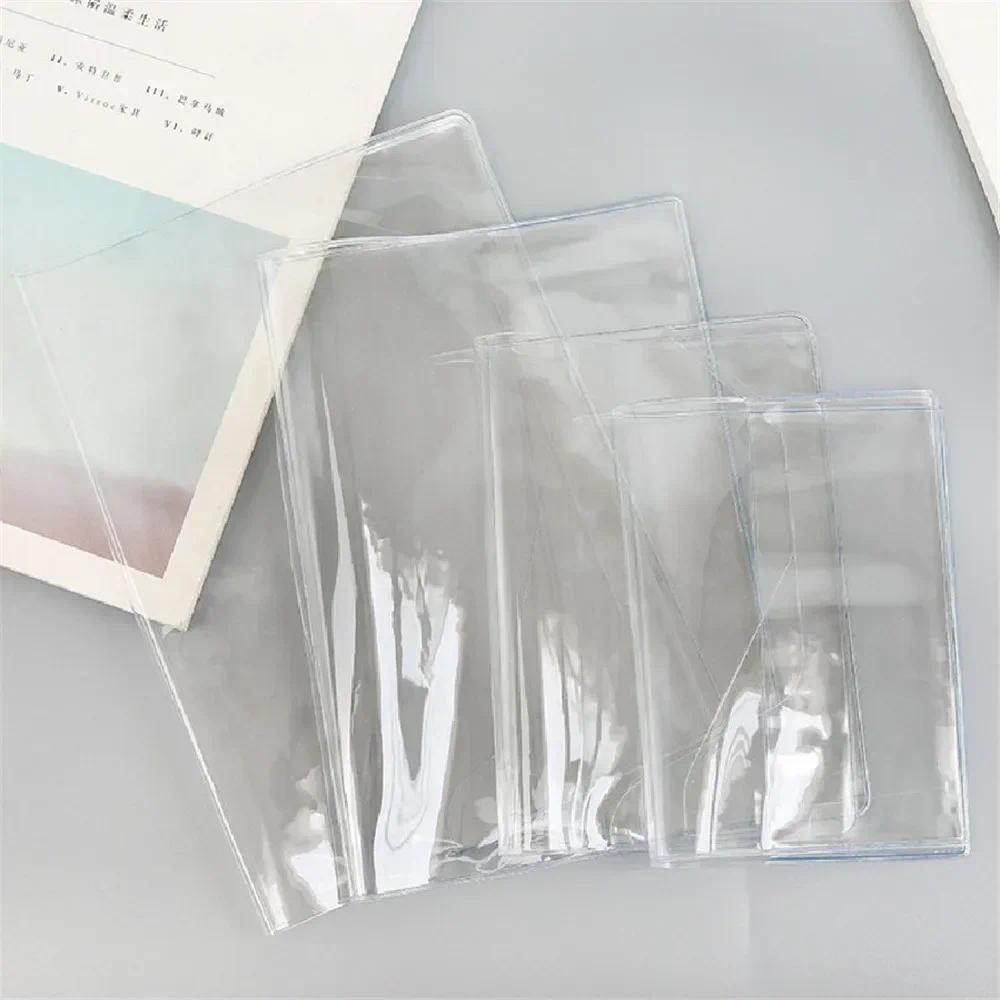 

Waterproof PVC Transparent Protective Sleeve for A6 A5 Notebook Journals Planner Book Diary Protect Cover Office Supplies