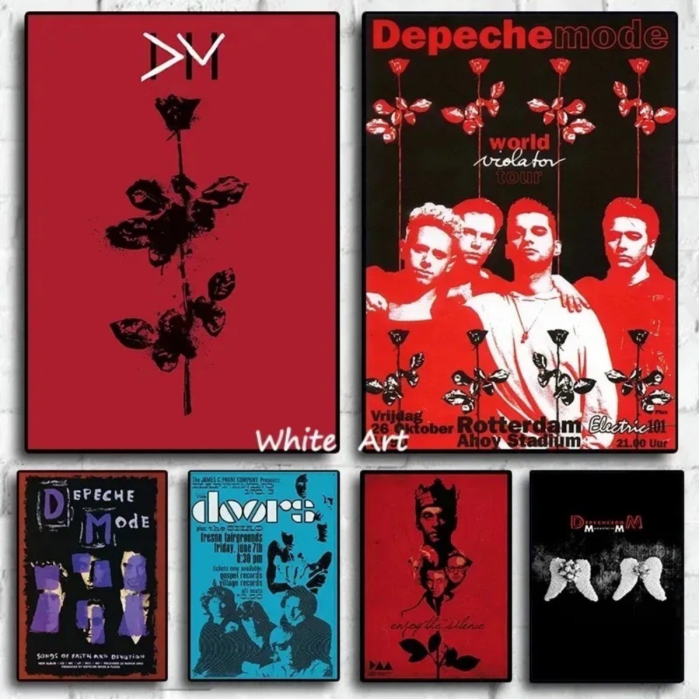 

Depeche-Mode Singer Star Canvas Painting Violator Music Album Poster HD Print Modern Wall Art Picture Living Room Bedroom Decor