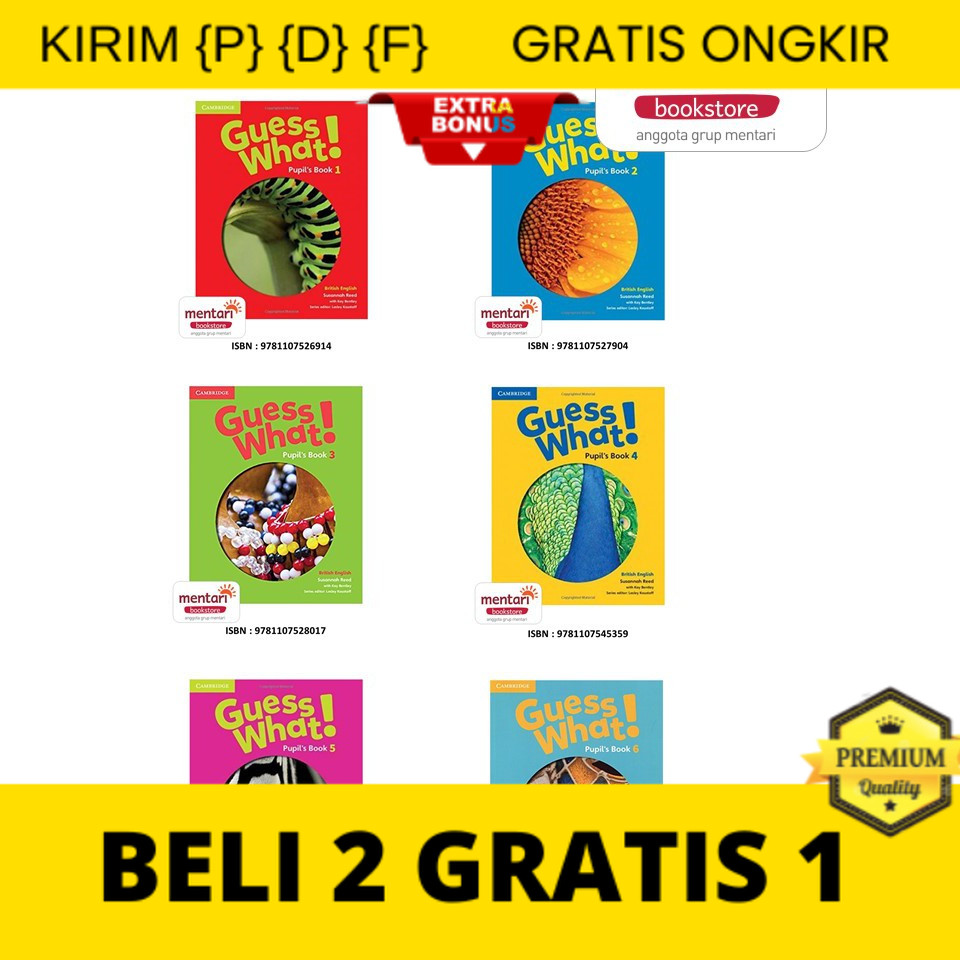 

{P} {D} {F} Guess What | Buku Bahasa Inggris SD