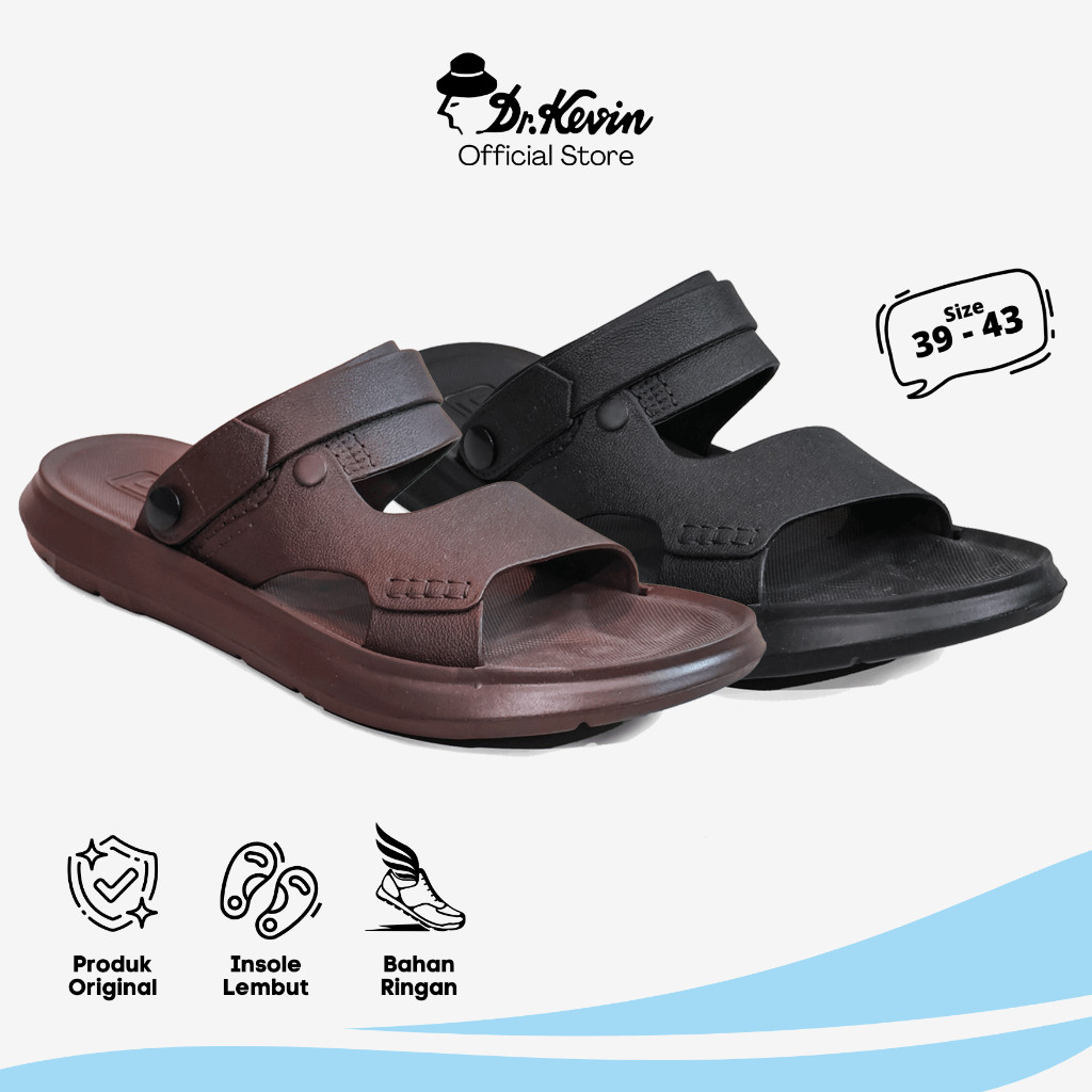 AXULE Dr. Kevin Sepatu Sandal Pria Tali Belakang 871-106