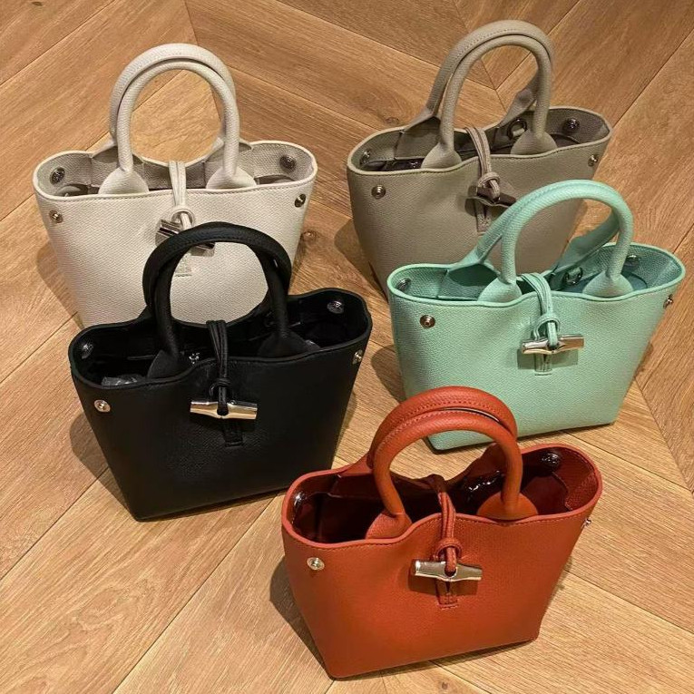 Original 2025 New LX LGP LC Lady‘s  Counter Latest Le Roseau Five Colors Leather Xs Handbag