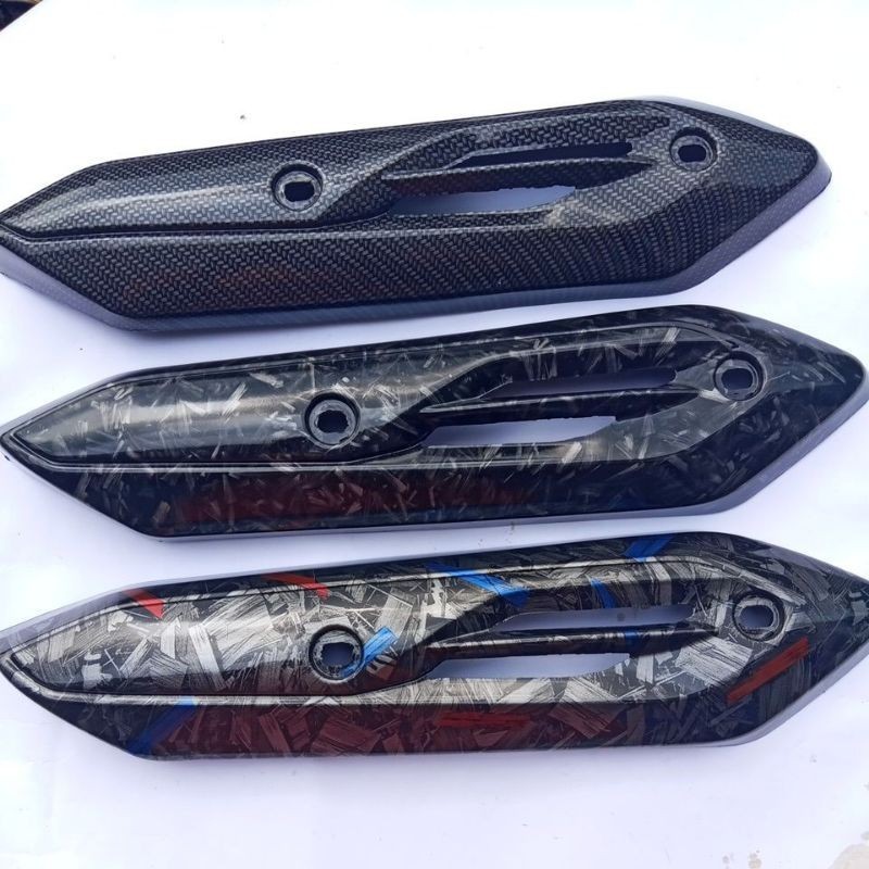 TUTUP KNALPOT CARBON HONDA GENIO BEAT LED 2021 AJMVARIASI99