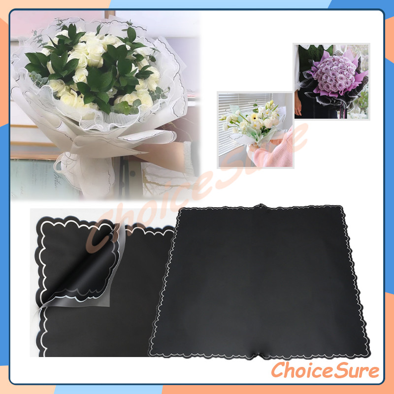 

20 Lember Kertas Buket List Cloud Frame Transparan/Kertas Buket/Flower Wrapping