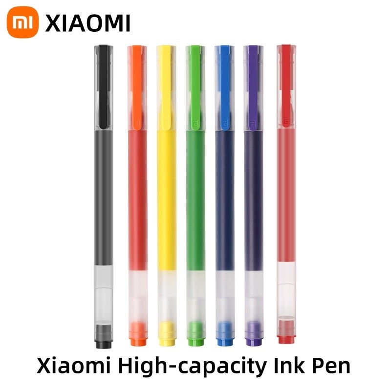 

Original Xiaomi High-capacity Ink Pen 7 Color 0.5mm Xiaomi Pen Mi Pen Writing Pen For School Office Art Stationery Large Ink Pen