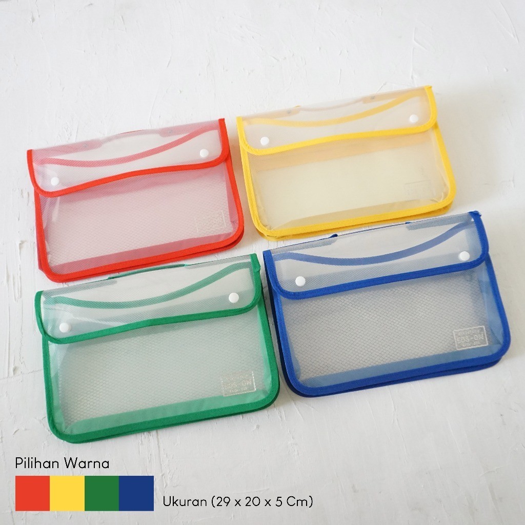 

ZIPPER MAP / MAP TAS 2 KANCING / MAP SEKOLAH JARING