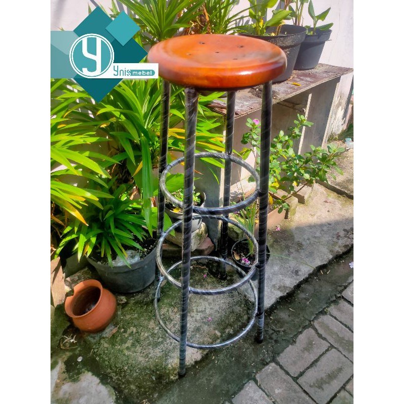 Kursi Cafee 100 CM / Kursi Tangga / Kursi Murah