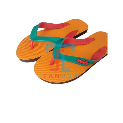 1 Pack isi 6 Sandal Jepit Pria/Wanita Unisex Kekinian Melly NB 118 Original