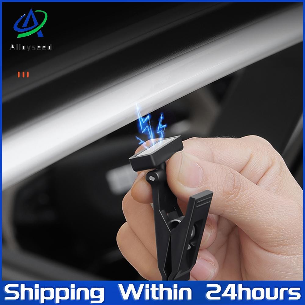 

2Pcs Car Storage Clips Adjustable Ticket Sticky Organizer Clip Lightweight Self Adhesive Bill Holder Clamp for Hats Sun Shade