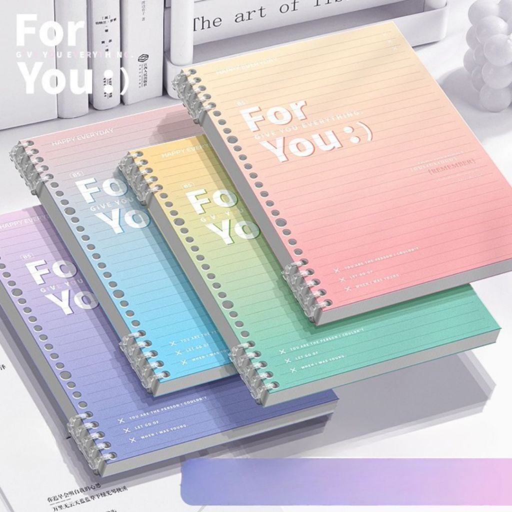 

SS (60 Lembar) Buku Tulis Binder Notebook Catatan B5 Cover Warna Warni STY7075