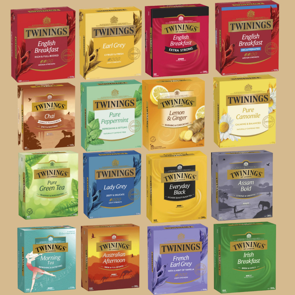 

Twinings Earl Grey Tea Bags 100 teabags camomile 80 teabags French Earl Grey 80 teabags English breakfast 100 tea bags teh import