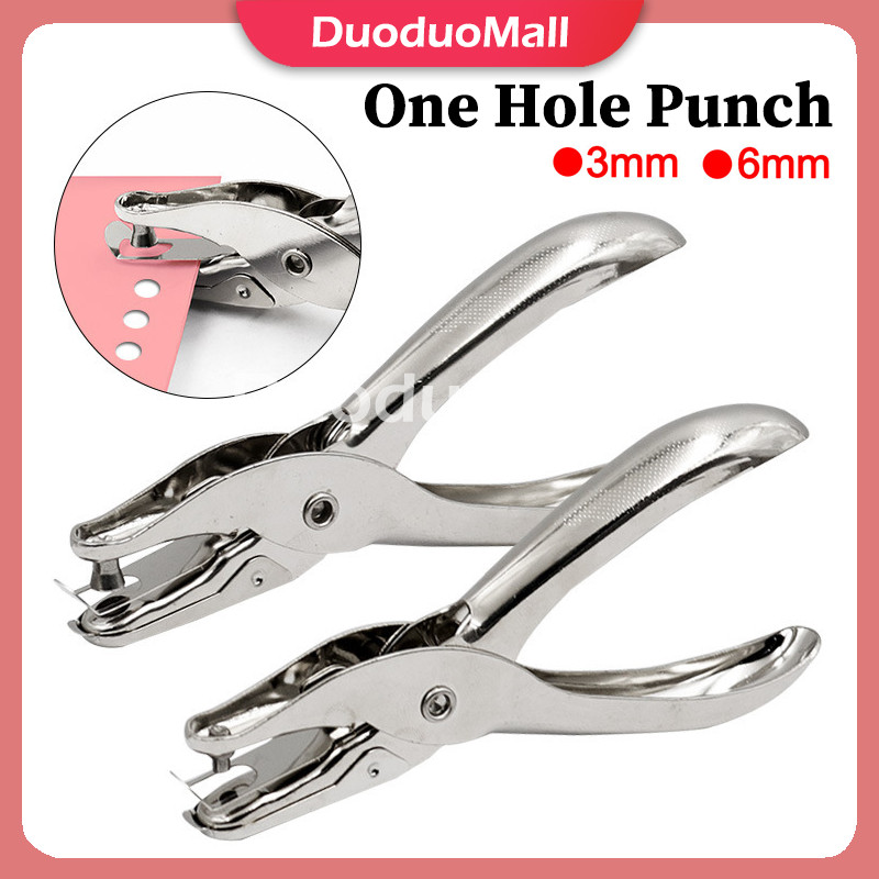

3mm 6mm Perforator 1 Lubang / One Hole Tag Punch / Pembolong Kertas