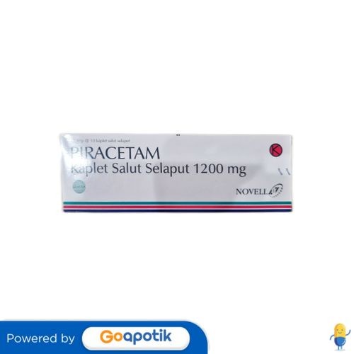 Piracetam Novell 1200 Mg Box 100 Tablet
