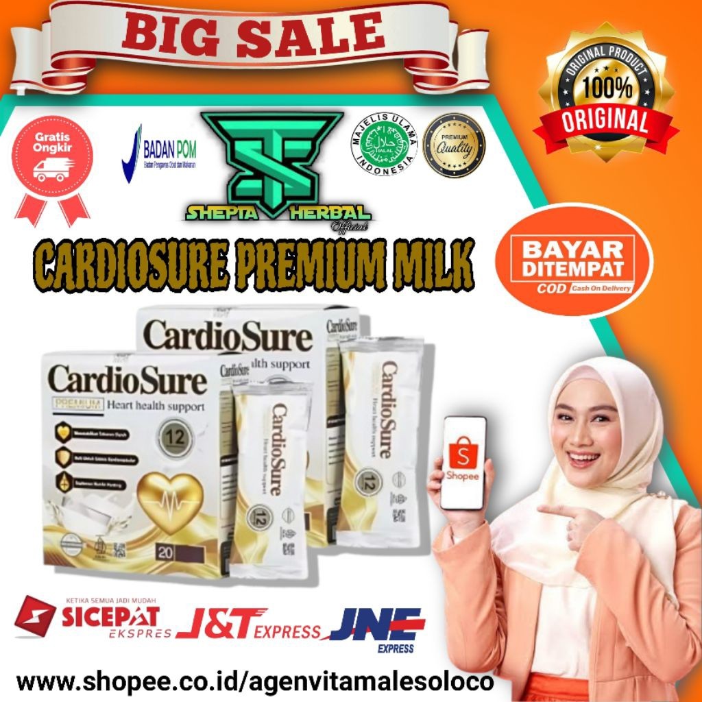 

CARDIOSURE PREMIUM MILK SUSU NYERI SENDI ORIGINAL OBAT PERSENDIAN & ATASI STRUK DAN JANTUNG ORIGINAL