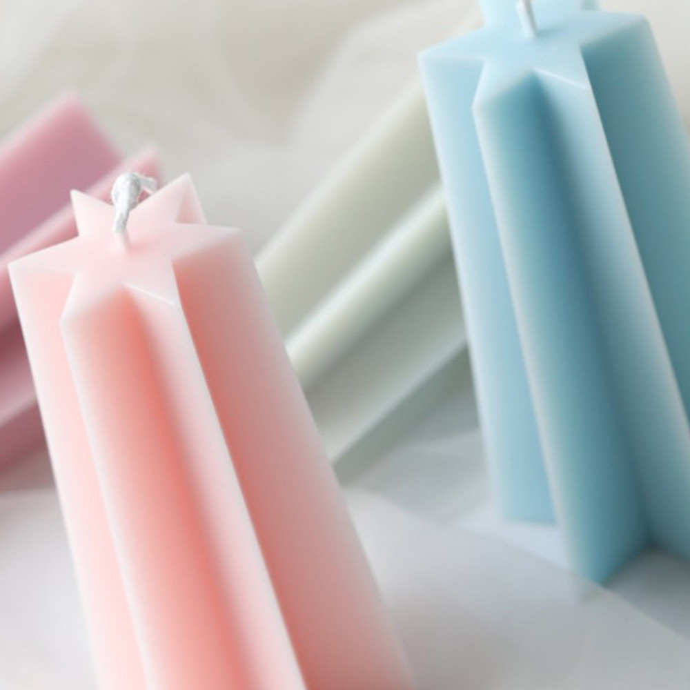 

ABPQ-Creative Hexagon Candle Mold Star Decoration Candles Tools Candle Moulds DIY Candle Form, Candle Making Moulds