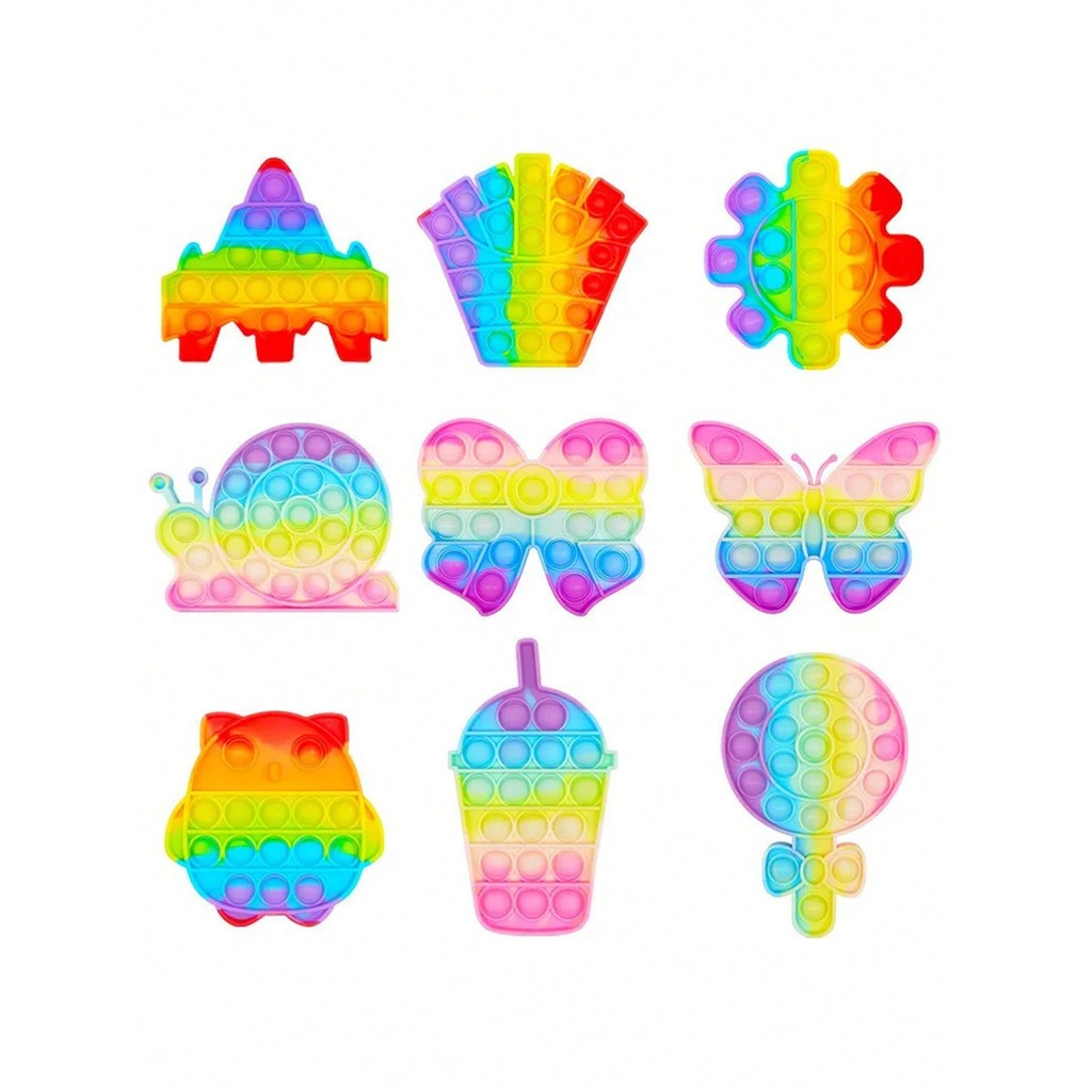 1/2/3/5pcs Pop it Toy, Pop It Fidget Toy Set popit Game Stress Relief for Adults, pop its pop it Set