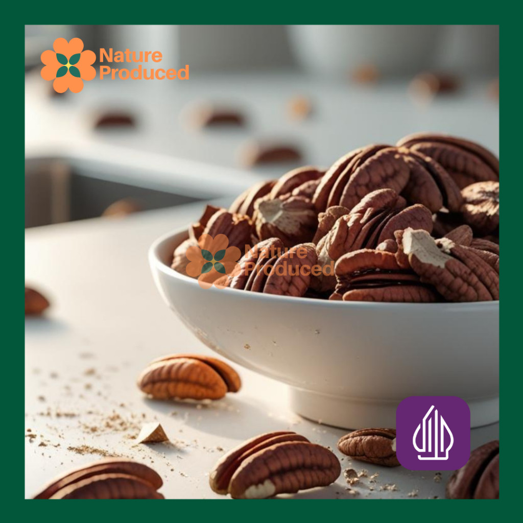 

[Nature Produced] Roasted Pecan Nut - Kacang Pekan Panggang | Tanpa Minyak | Tanpa Garam | Halal