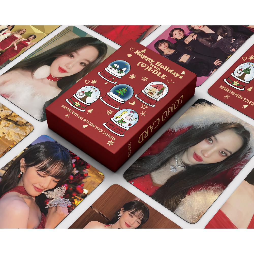 

55PCS Kpop Gidle Lomo Card Minnie YUQI SHUHUA New Album Photocard (G)-IDLE Photos Print Card High Quality