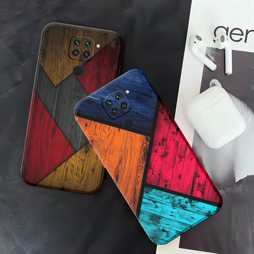 Redmi Note 9 9 Pro 8 8 Pro 7 10 4G 11 4G - Softcase - Motif Abstr4k Kayu - ProCamera - Fashion Case