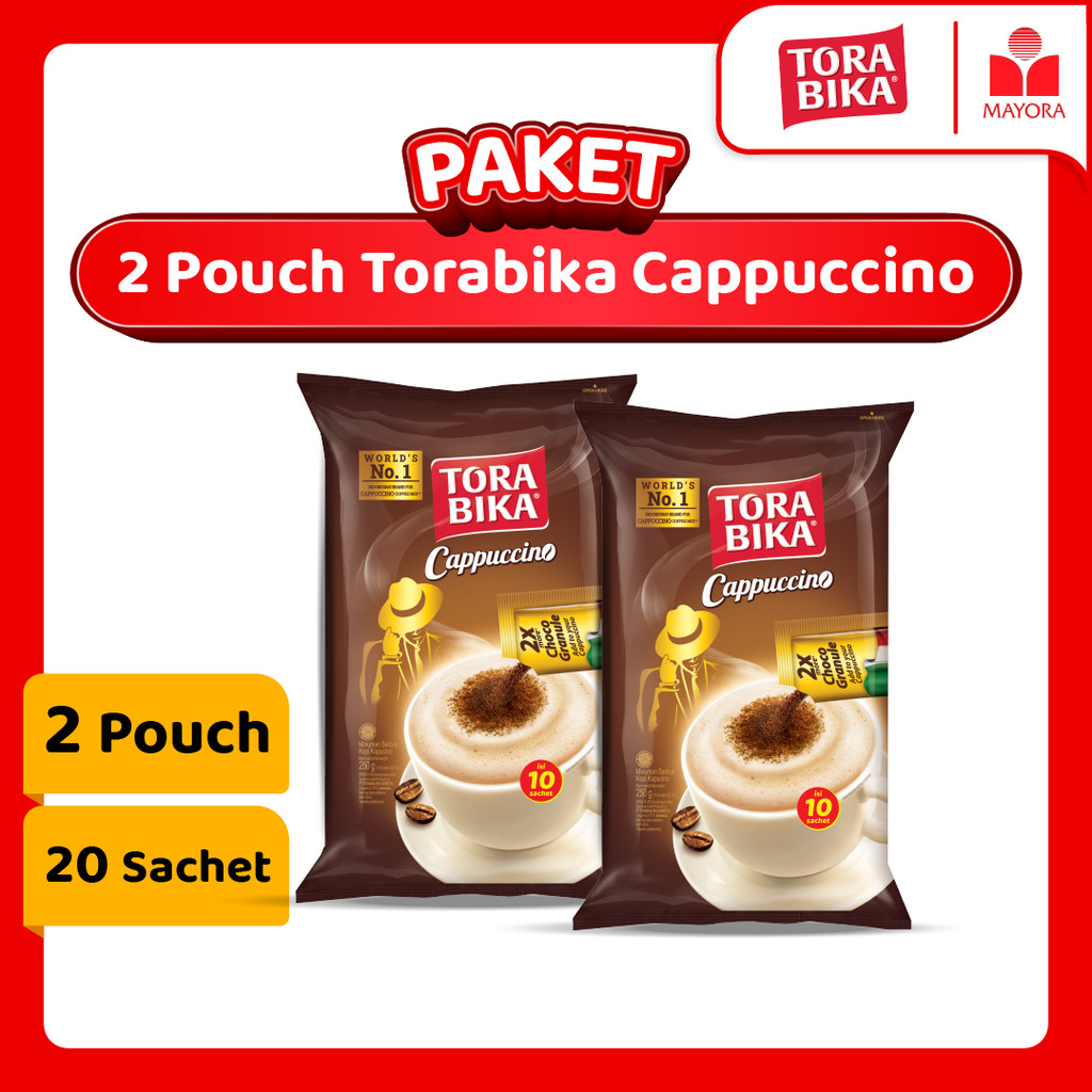 

Paket 2 Pouch Kopi Torabika Cappuccino